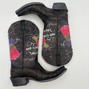 Ariat Gypsy Soule Boots, Studs And Skulls, Size 8 Style 10009513